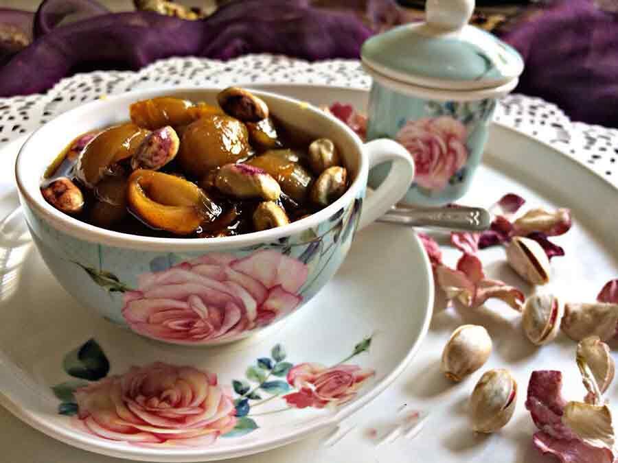 مربای پوست پسته