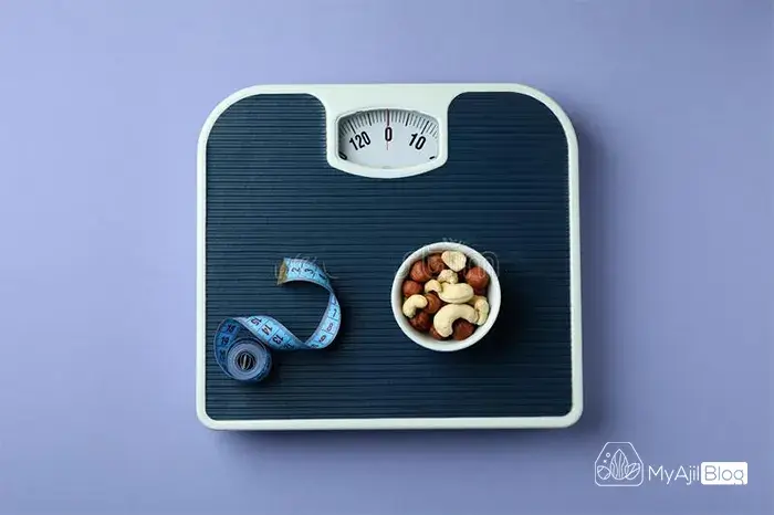 آجیل و چاقی