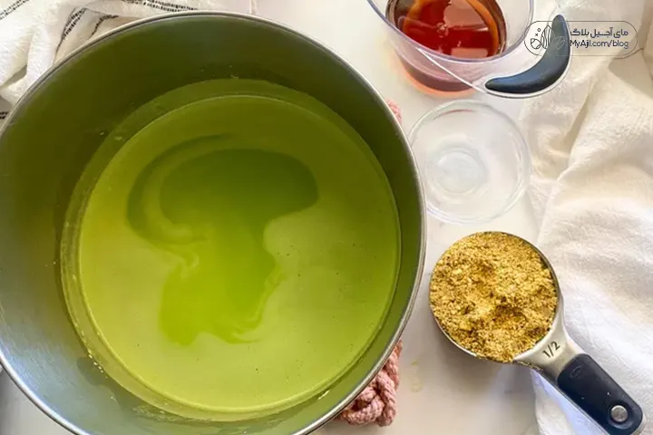 پودینگ پسته